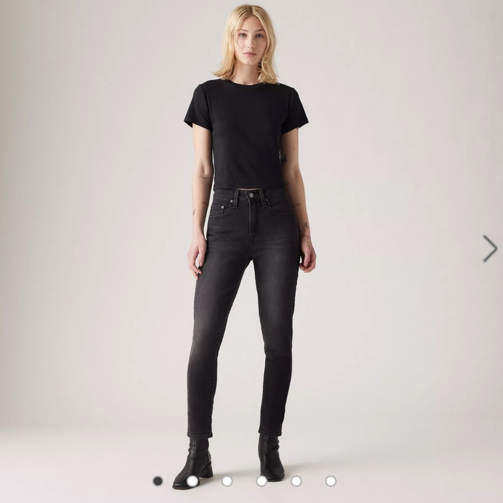 Levi’s 721 High Rise Skinny Jeans Women’s Size 29 in black